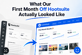 What Our First Month Off Hootsuite Actually Looked Like
